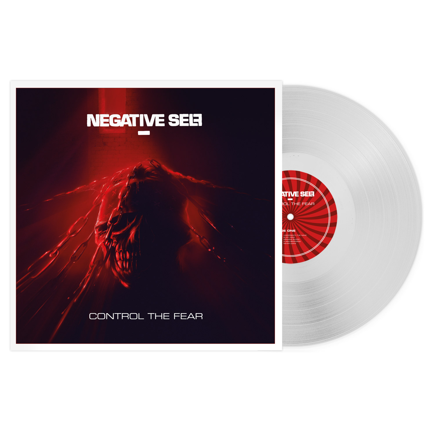 NEGATIVE SELF “Control The Fear” 12″ Vinyl (#250 White) – BDHW