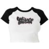 DEFIANCE "happy" Crop Top